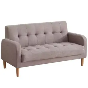 Modern Sofa Bed Set untuk Rumah 3 Seaters Sofa Nordic Kain Sofa Loveseats Pabrik Langsung Grosir