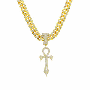 2026 New Popular Simple Design Hiphop Style Alloy Pendant <b>Cross</b> Necklace Exquisite Simple Design Men's Necklaces Fashion Jewelry - Product Image 6