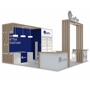 10X20 Thiết Kế Độc Đáo 3X6 Kệ Có Đèn Nền Góc Sáng Tạo Triển Lãm Thương Mại Gian Hàng - Product Image 1