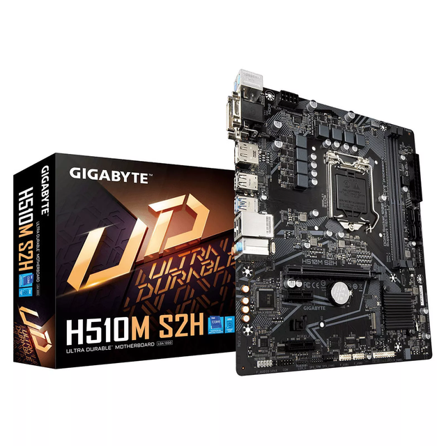 GIGA BYTE H510M S2H V2 Motherboard LGA 1200 Socket Supports 11th 10th Gen Intel Core Series Processors DDR4 Desktop Double WiFi