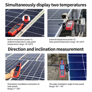 Medidor de Irradiancia Solar UT381PV 1400W/m²  Probador de Irradiancia APP para Instalación de Paneles Solares UNI-T  UT381PV - Product Image 3