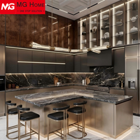 Systèmes de Cuisine Intégrés Modernes – Fourniture en Gros de Meubles sur Mesure de Qualité Professionnelle pour Villas – Menuiserie Complète pour Toute la Maison
