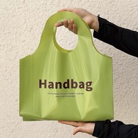 Sacs à vêtements en plastique avec trous de poinçon ovales Sacs à provisions imprimés personnalisés Couverture de vêtements Vente au détail
