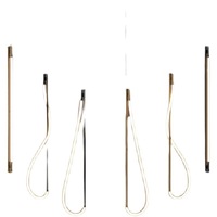 Lustre en fer artistique à LED - Design moderne et minimaliste avec motifs de notes de musique pour chambres, salles à manger, magasins de vêtements, hôtels