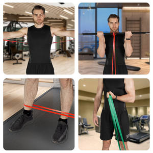 Bandes de Résistance en Latex Naturel Robustes 5-125 LBS pour Entraînement de Force, Équipement de Gymnastique et Fitness – En Stock en Espagne - Product Image 3