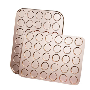 Non Stick <b>Cookie</b> Baking Tray 20 30 35 Hole Carbon Steel Oven Safe Macaron Chocolate Mold Cake Mold Baking <b>Tools</b> - Product Image 3