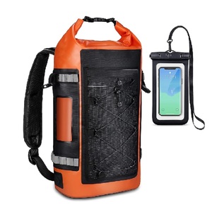 Bolsa Impermeable para Almacenamiento de Equipo, Panel Trasero Transpirable, Bolsillo Lateral con Cremallera, Mochila Impermeable con Cierre Enrollable - Product Image 1