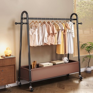 Fourniture transfrontalière Conception simple Nouveau <span class=keywords><strong>porte</strong></span>-vêtements de stockage <span class=keywords><strong>Porte</strong></span>-vêtements en acier au carbone peu encombrant - Product Image 5