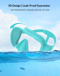 Маска для дайвинга и снорклинга с прямой поставкой от производителя, линзы из закаленного стекла, высококачественный силиконовый антизапотевающий слой, полностью герметичная. - Product Image 6