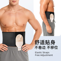 Ceinture de Soutien Réglable pour Stomie XXL, Élastique, Respirante, Ajustement par Pression, Protection Essentielle Toutes Saisons