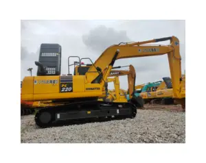 Used flexible efficient high quality and active Komatsu PC220 excavator construction equipment in hot sale