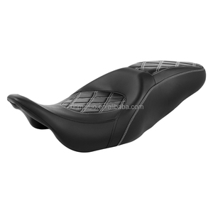 XINMATUO XF2906S03-10-BW de conductor jinete asiento para pasajeros por Harley <span class=keywords><strong>CVO</strong></span> de <span class=keywords><strong>Electra</strong></span> <span class=keywords><strong>Glide</strong></span> 09-20 - Product Image 2