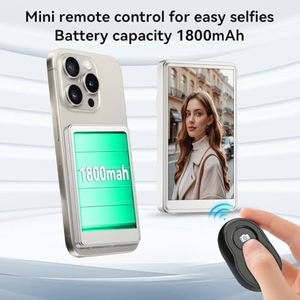 4.02 Inch FHD Màn Hình Vlog Ảnh Tự Sướng Màn Hình Điện Thoại Tik Tok Tương Thích Cho <span class=keywords><strong>Iphone</strong></span> Android (T1) Phía Sau Máy Ảnh Live Streaming 1 Năm - Product Image 4