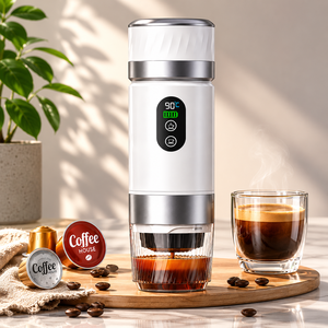 Máquina de Espresso de Diseño Integrado 3 en 1, Dispositivo Portátil para Preparar Café, Bomba de Alta Presión para Extraer Bebidas de Café con Rico Aroma - Product Image 1