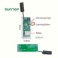 Télécommande sans fil RF 433mhz Relais Récepteur DC 3.6V 6V 12V 24V 30V 1CH Module Pour Lampe LED DIY