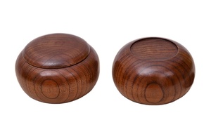 Contenedor de almacenamiento de juego de ajedrez Go de madera profesional hecho de bambú duradero - Product Image 2