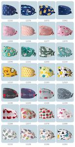 Cappello chirurgico blu carino con Logo fascia multicolore per <span class=keywords><strong>capelli</strong></span> in materiale PP copre per uomini e donne medici infermiere uniformi da sala operatoria - Product Image 4