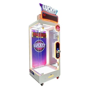 Usine Source personnalisée rose chanceux 7 jeux d'arcade à jetons ciseaux coupe prix cadeau Machine cadeau distributeur Machine de jeu - Product Image 2