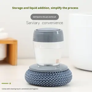 Spazzola <span class=keywords><strong>per</strong></span> Pulizia Cucina Automatica con Dispenser di <span class=keywords><strong>Liquido</strong></span> Efficiente <span class=keywords><strong>per</strong></span> Fornelli e Stoviglie - Product Image 3