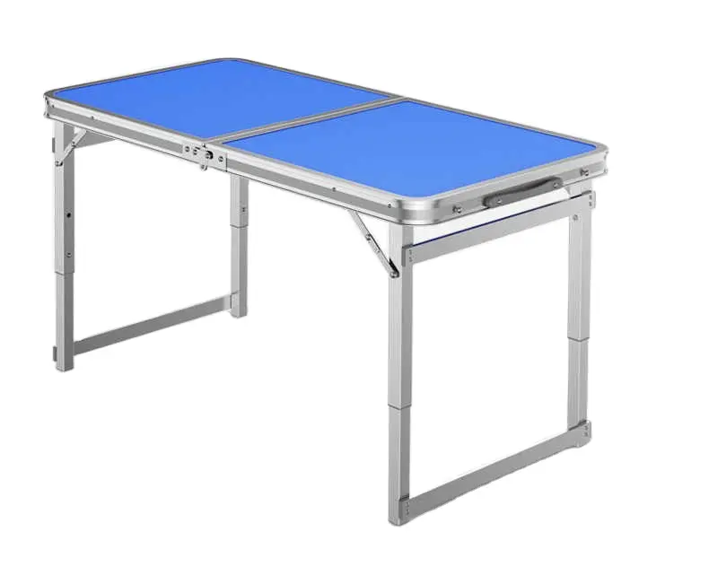 Kolay taşıma 8ft katlanabilir beer pong masası 240cm alüminyum katlanır uzun masa açık parti barbekü piknik masa