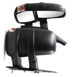 Nuevo Espejo Lateral Eléctrico con Calefacción de Cristal Grande Negro para Daily 2011-2014, Brazo Corto, Espejo de Remolque LCV - Product Image 2