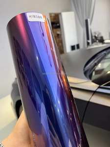สติ๊กเกอร์ไวนิลหุ้มรถยนต์ PET ลายเปลี่ยนสีแบบคาเมเลี่ยน ขายดีปี 2024 /ฟิล์มหุ้มรถยนต์ 1.52*18 เมตร/ม้วน - Product Image 6