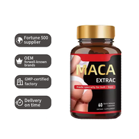 Capsules OEM Maca Plus pour l'agrandissement des fesses et des hanches, complément alimentaire naturel à base de plantes pour femmes adultes - Gestion de l'énergie