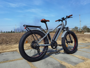 Vélo électrique tout-terrain 26 pouces <span class=keywords><strong>Fat</strong></span> MTB, batterie lithium 48V 15Ah, moteur Bafang à moyeu arrière, pour <span class=keywords><strong>neige</strong></span> et plage, pneus larges - Product Image 4
