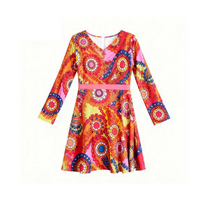 Conjunto de Ropa Hippie Vintage para Niñas, Vestidos de Poliéster con Diadema, Estilo Años 60 y 70, Cómodo - Product Image 5