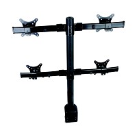 CURVE-Q Vesa articulé robuste 100X100 LED/LCD bras de moniteur quadruple support de bureau pour moniteurs incurvés 13-27"