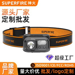 Divine Fire LED Headlamp <b>Rechargeable</b> USB Adjustable Outdoor <b>Night</b> Fishing <b>Light</b> - Product Image 2