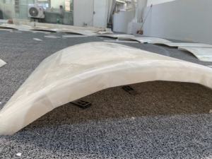 Mờ Màu trắng tinh khiết Onyx rỗng cột Trắng Onyx nửa hình dạng cột cho phòng khách lối vào khách sạn tường trang trí nội thất - Product Image 4