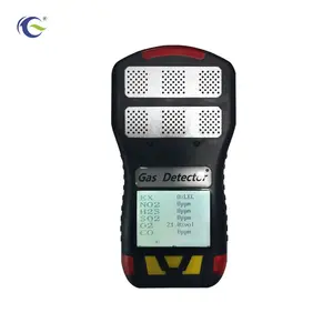 נייד רב גז גלאי CO H2S O2 CH4 CO2 מבחן meter רב 5 גז analyzer