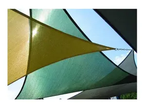 100% HDPE Outdoor UV Resistant Shading Sail Courtyard Triangular Shading Sail