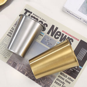 Tazas de <span class=keywords><strong>pinta</strong></span> de acero inoxidable 304, 350ml/500ml, para acampar al aire libre, viaje, bebida, taza de cerveza, vasos de Metal para beber, vasos inastillables - Product Image 3