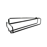 Organizador Colgante para Copas de Vino Tinto, Soporte Metálico para Debajo del Gabinete, Sin Perforaciones, para Colgar Copas de Vino