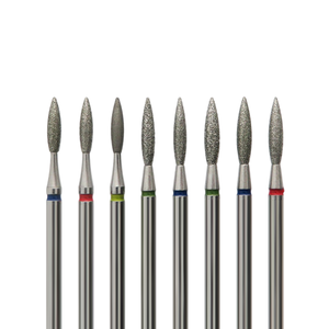 牙科防锈钻石钻头火焰钻石指甲钻头俄罗斯角质层切割机Efile钻头 - Product Image 1