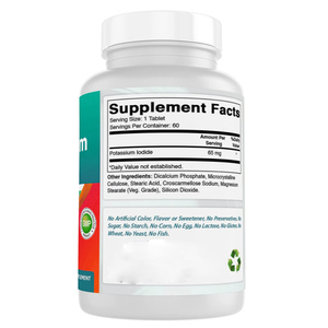แท็บเล็ตโพแทสเซียมไอโอไดด์65มก. แท็บเล็ตไอโอดีนแคปซูลสำหรับป้องกันรังสีนิวเคลียร์ - Product Image 2
