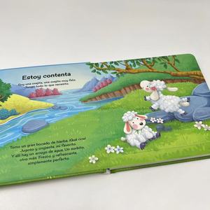 Carta artistica personalizzata cartone animato apprendimento animale educativo Puzzle libro <span class=keywords><strong>ragazzi</strong></span> e ragazze giocattoli di cartone - Product Image 2