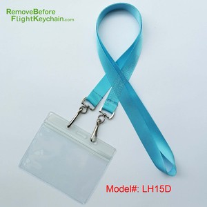 Lanières en polyester personnalisées à sublimation thermique, économiques et de qualité usine, avec porte-badge en PVC rigide - Product Image 6