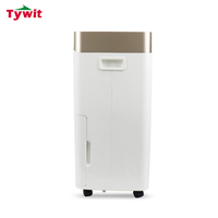 Déshumidificateur déshydratant électrique Tywit 50L, compatible VR, contrôlé par application, 50 pintes, pour l'évacuation automatique de l'eau des sous-sols et piscines