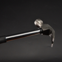 Marteau multifonctionnel professionnel en acier au carbone de qualité bricolage avec manche en plastique, outils de camping en plein air pour les mécaniciens, OEM personnalisé