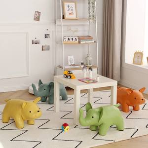 Taburete Creativo con Forma de Elefante, Silla Infantil con Relleno de Espuma, Diseño Contemporáneo para Decoración de Habitaciones Infantiles - Product Image 3