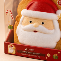 Prix de gros direct usine – Jouets en caoutchouc à presser de grande taille pour la série de Noël – Anti-stress à récupération lente