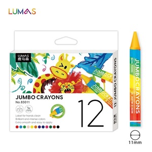 12c tam giác sáp bút chì màu trong hộp màu - Product Image 4