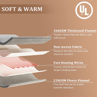 Vente flash - Plaid chauffant écologique 120w, lavable, pour l'hiver, couverture chauffante électrique