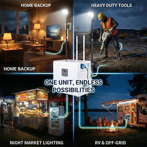 BH-16KWH Onduleur tout-en-un DC vers AC 5000W 6.2kW avec batterie LiFePO4 5kWh 15kWh, Station d'alimentation solaire mobile portable, Systèmes ESS - Product Image 2