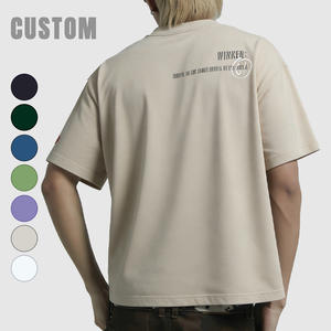 <span class=keywords><strong>T-shirts</strong></span> pour hommes à manches courtes, col rond, imprimé graphique vintage, streetwear, coupe ample, en coton - Product Image 1