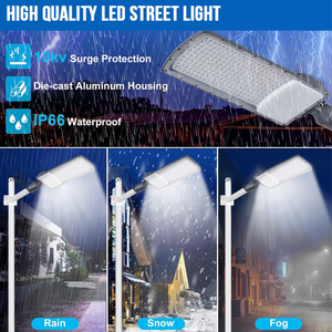 Vente chaude Extérieure Étanche Ip66 Moulage Sous Pression En Aluminium Réverbères 50w 100w 150w 200w <span class=keywords><strong>Led</strong></span> Réverbère - Product Image 2