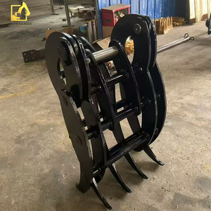 <span class=keywords><strong>Grappin</strong></span> mécanique pour excavatrice, <span class=keywords><strong>grappin</strong></span> à fourches mécanique sans conduite hydraulique, pour excavatrice, accessoire de manutention du bois - Product Image 1